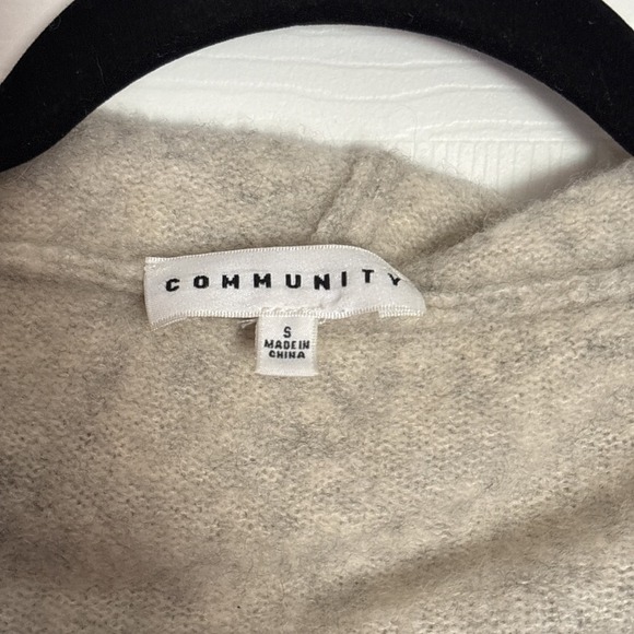 Community Women's Small/S Wool/Yak Blend Cardigan Layer Sweater VGC - Picture 3 of 6